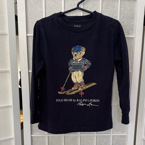 Polo Ralph Lauren Other - Polo Bear by Ralph Lauren Kids Long Sleeve Shirt size 3T